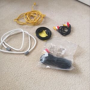 AV Misc cables.  Yellow Ethernet Cable Sold.